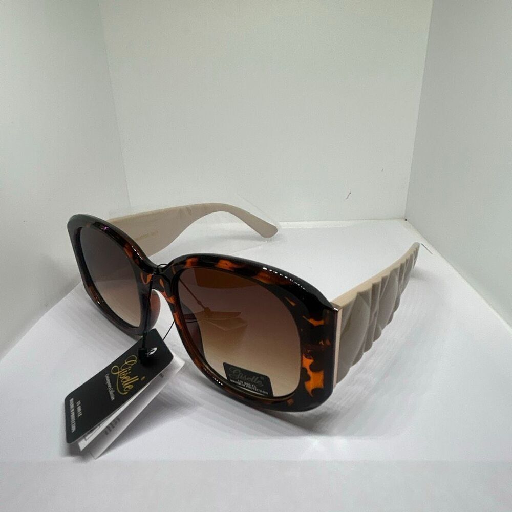 Giselle Tortoise Oversized Sunglasses Fashion Eyewear UV400 Protection